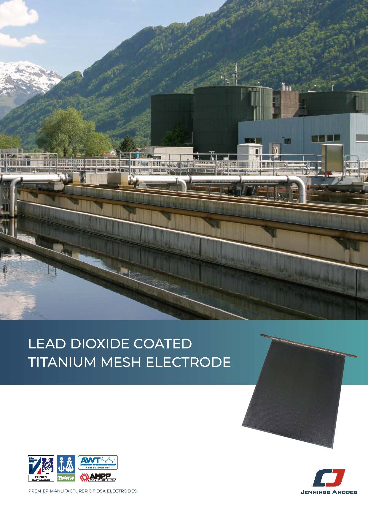 Lead Dioxide Coated Titanium Mesh Electrode Datasheet
