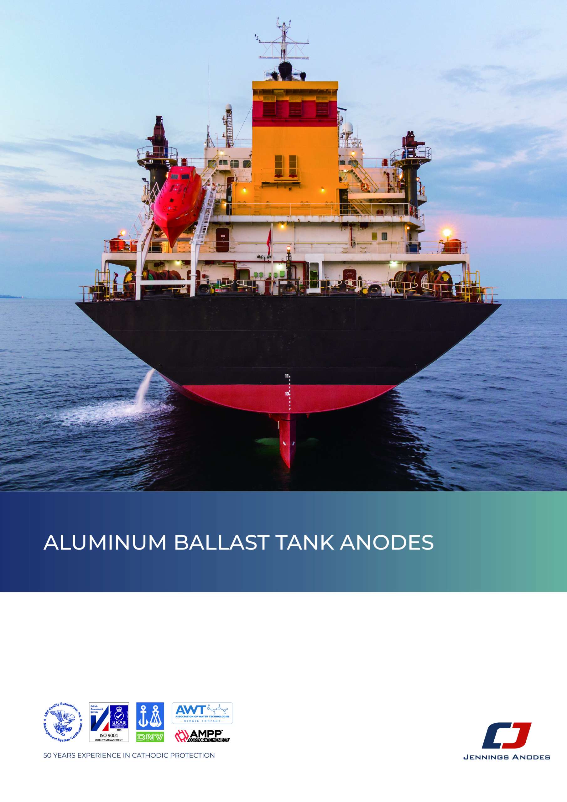 Aluminum Ballast Tank Anodes Datasheet